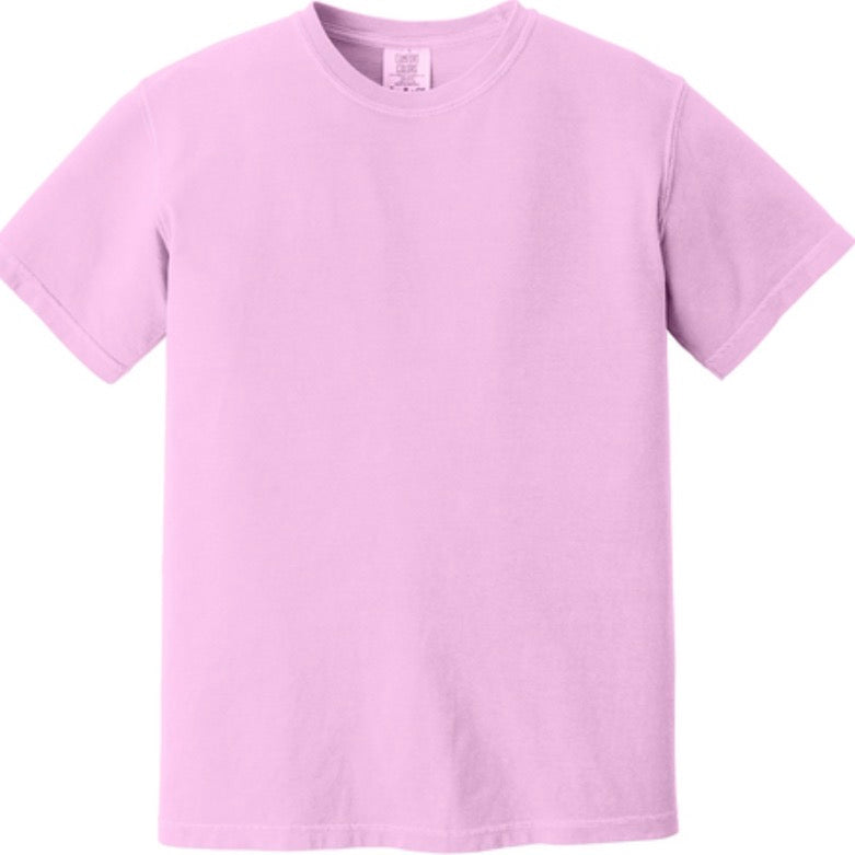 Custom Comfort Colors Tee | Heavyweight Ring Spun | No Pocket