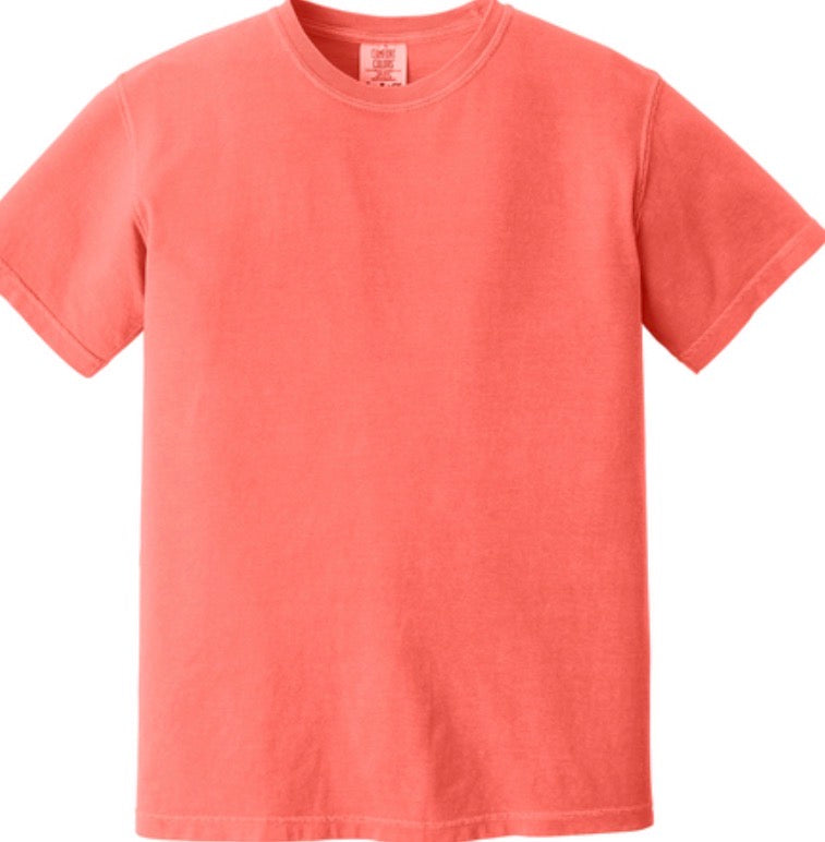 Custom Comfort Colors Tee | Heavyweight Ring Spun | No Pocket