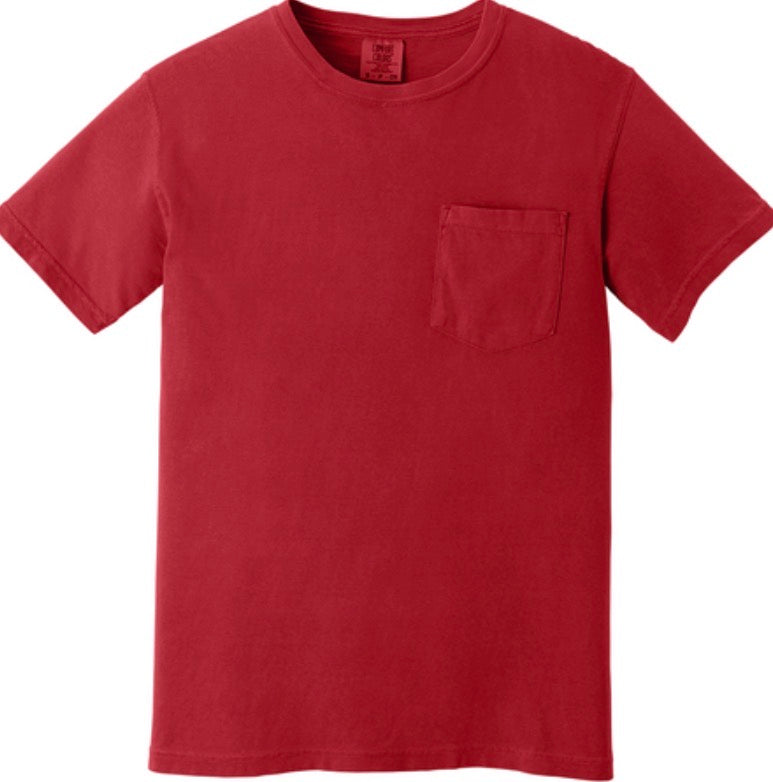 Custom Comfort Colors Pocket Tee | Heavyweight Ring Spun