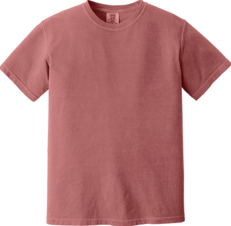 Custom Comfort Colors Tee | Heavyweight Ring Spun | No Pocket