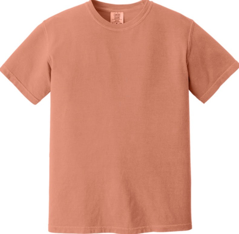 Custom Comfort Colors Tee | Heavyweight Ring Spun | No Pocket