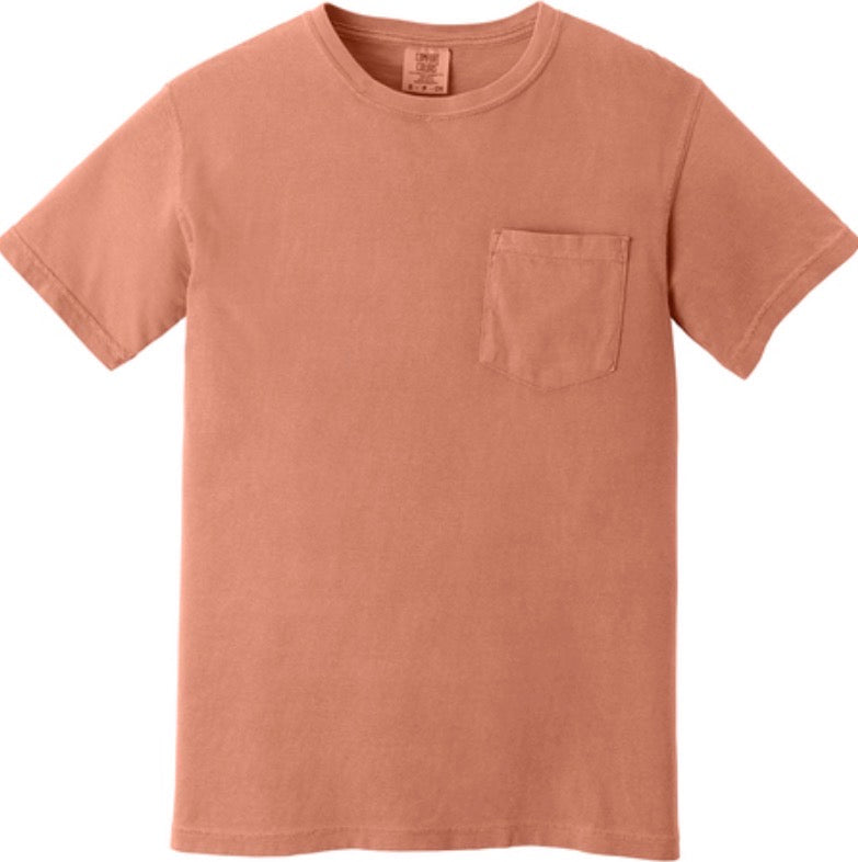 Custom Comfort Colors Pocket Tee | Heavyweight Ring Spun