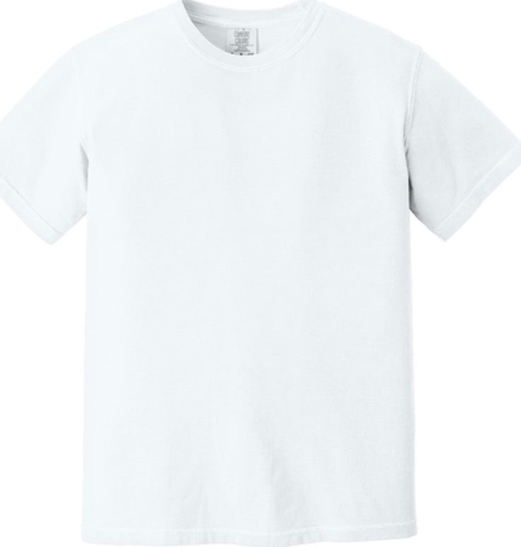 Custom Comfort Colors Tee | Heavyweight Ring Spun | No Pocket