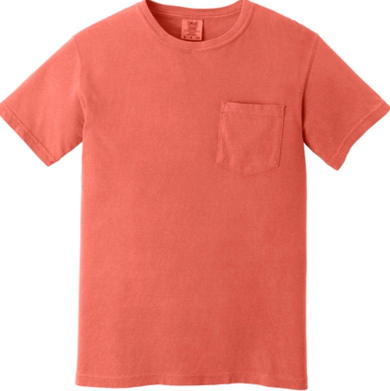 Custom Comfort Colors Pocket Tee | Heavyweight Ring Spun