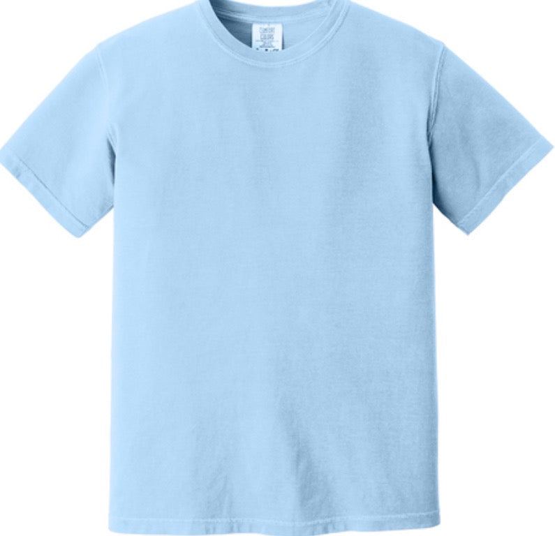 Custom Comfort Colors Tee | Heavyweight Ring Spun | No Pocket