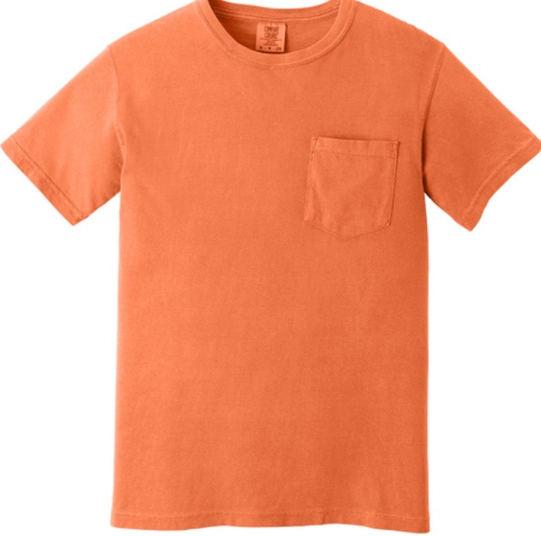Custom Comfort Colors Pocket Tee | Heavyweight Ring Spun