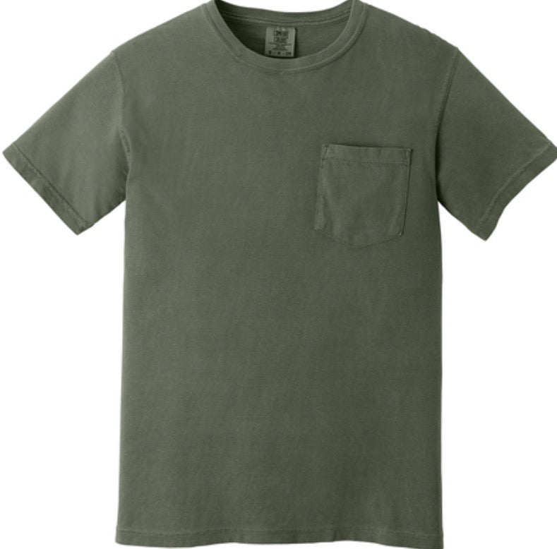 Custom Comfort Colors Pocket Tee | Heavyweight Ring Spun