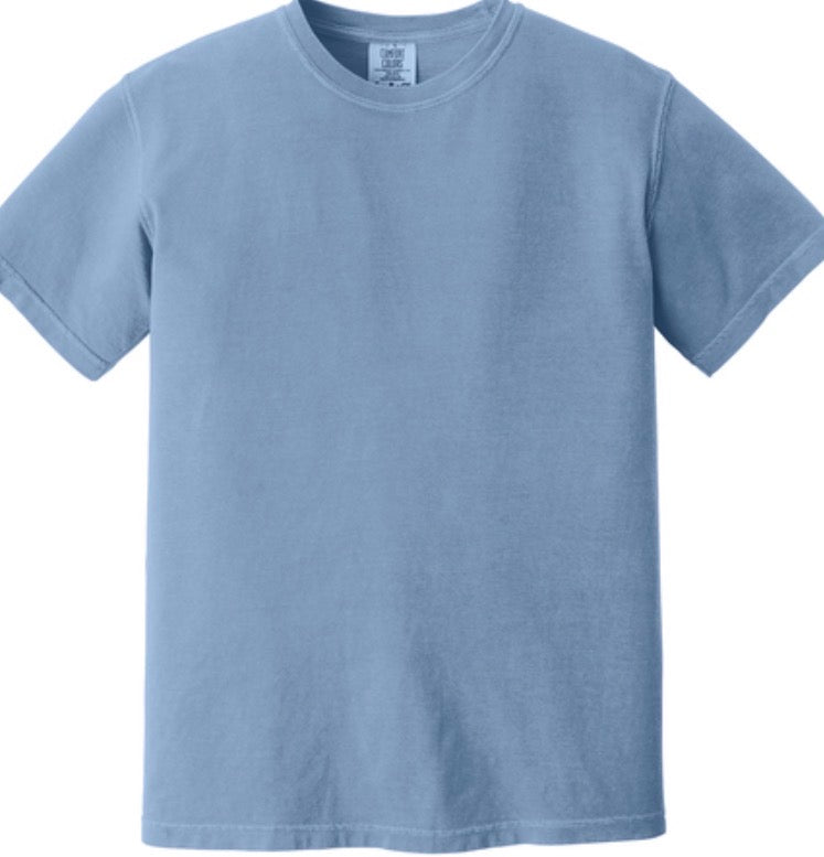 Custom Comfort Colors Tee | Heavyweight Ring Spun | No Pocket
