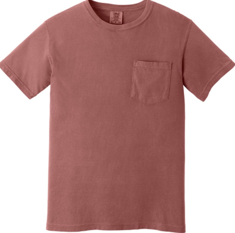 Custom Comfort Colors Pocket Tee | Heavyweight Ring Spun