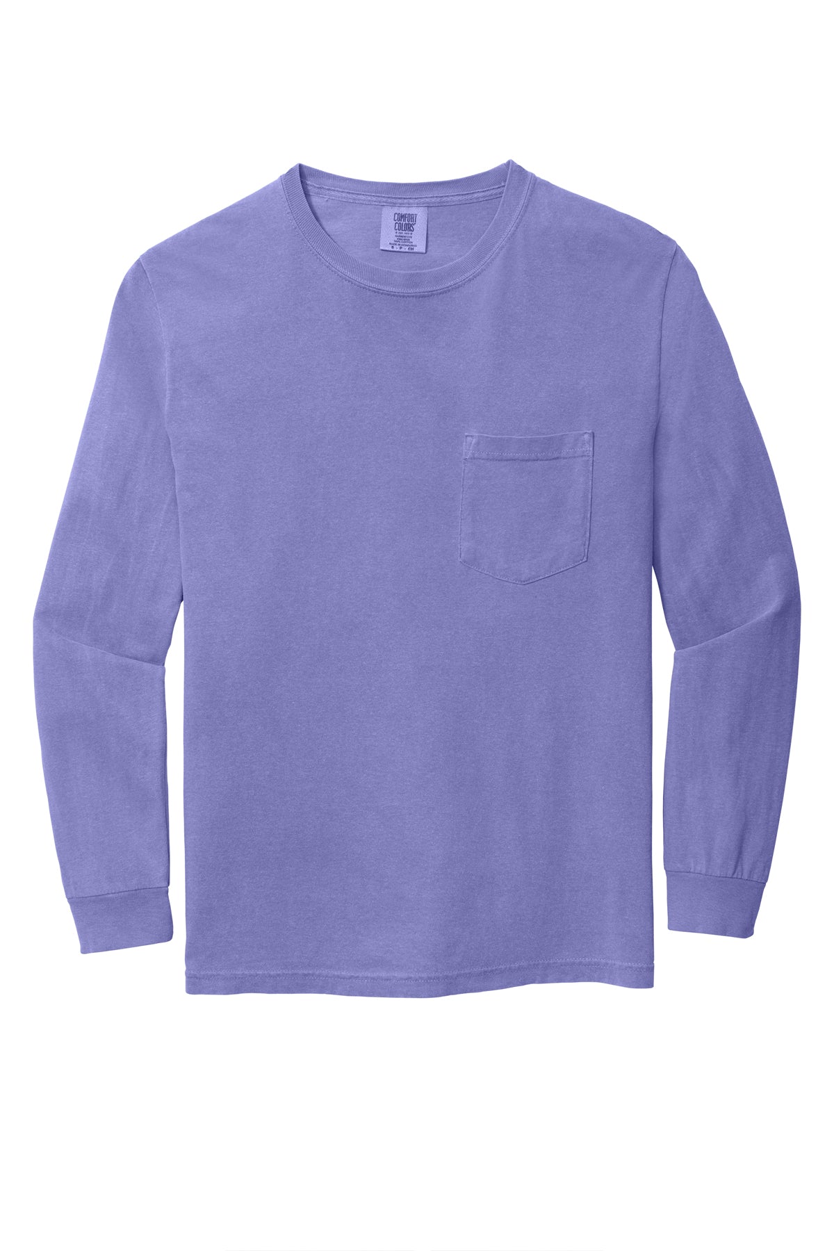 Custom Comfort Colors® Heavyweight Ring Spun Long Sleeve Pocket Tee