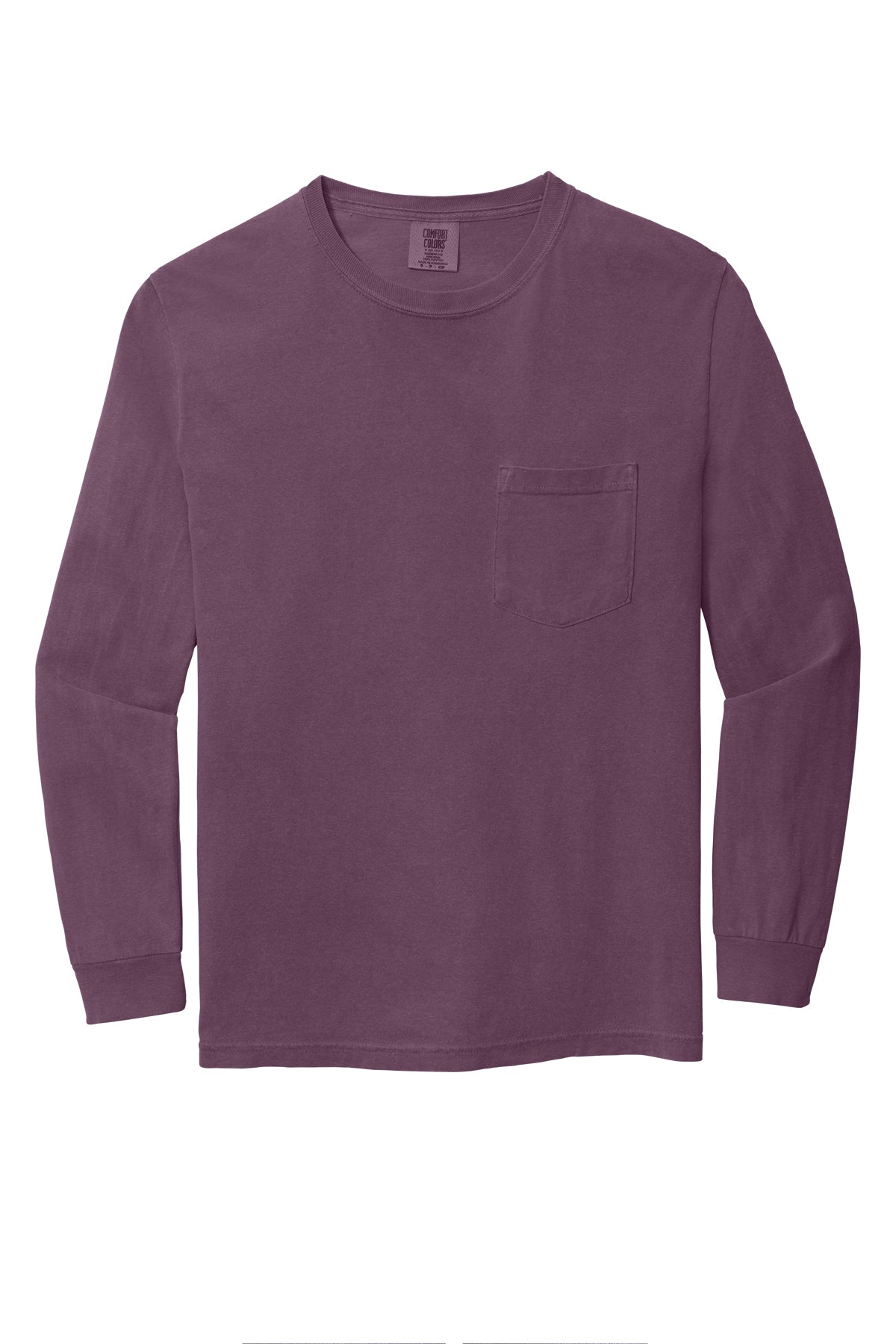 Custom Comfort Colors® Heavyweight Ring Spun Long Sleeve Pocket Tee