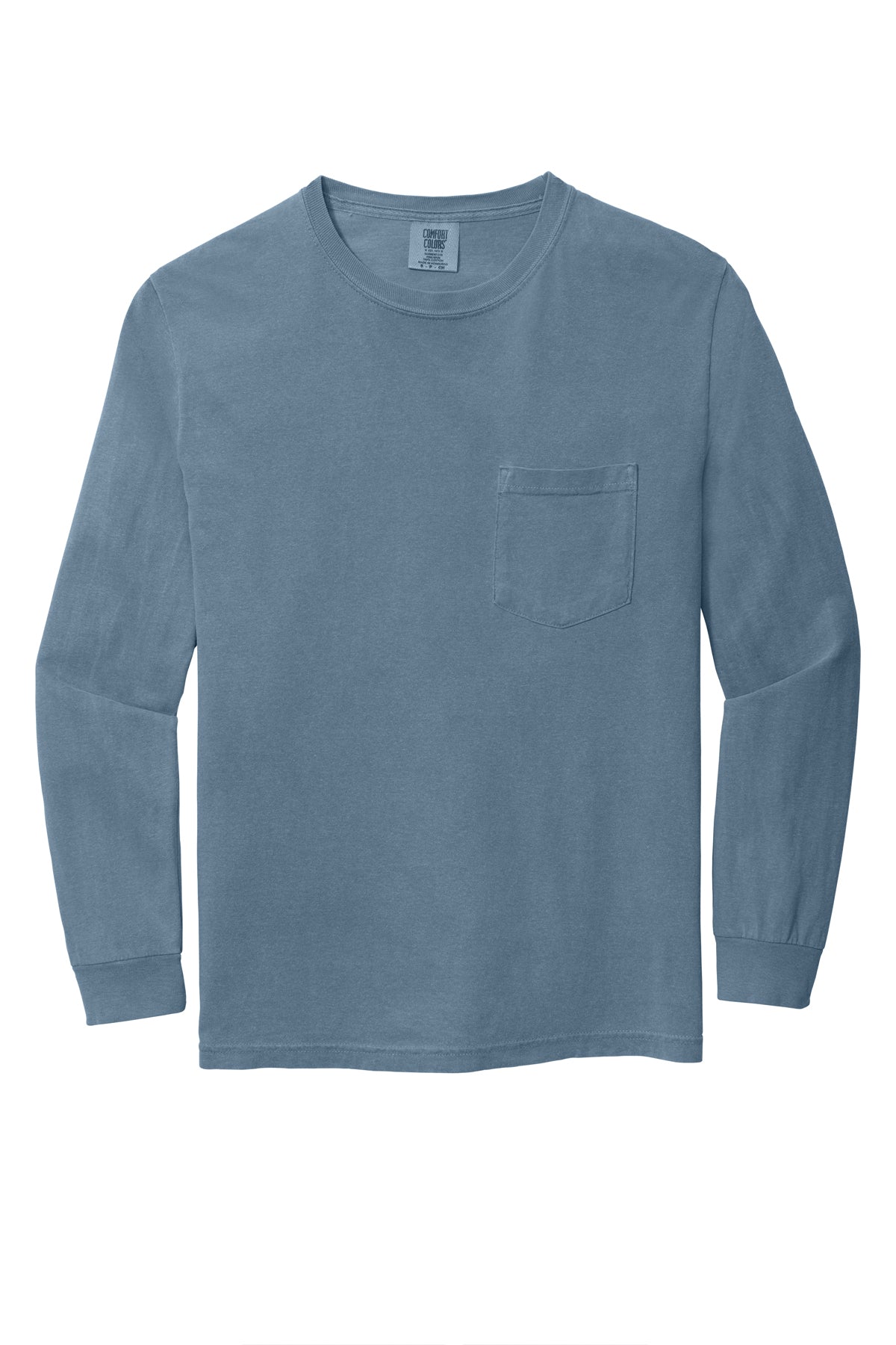Custom Comfort Colors® Heavyweight Ring Spun Long Sleeve Pocket Tee