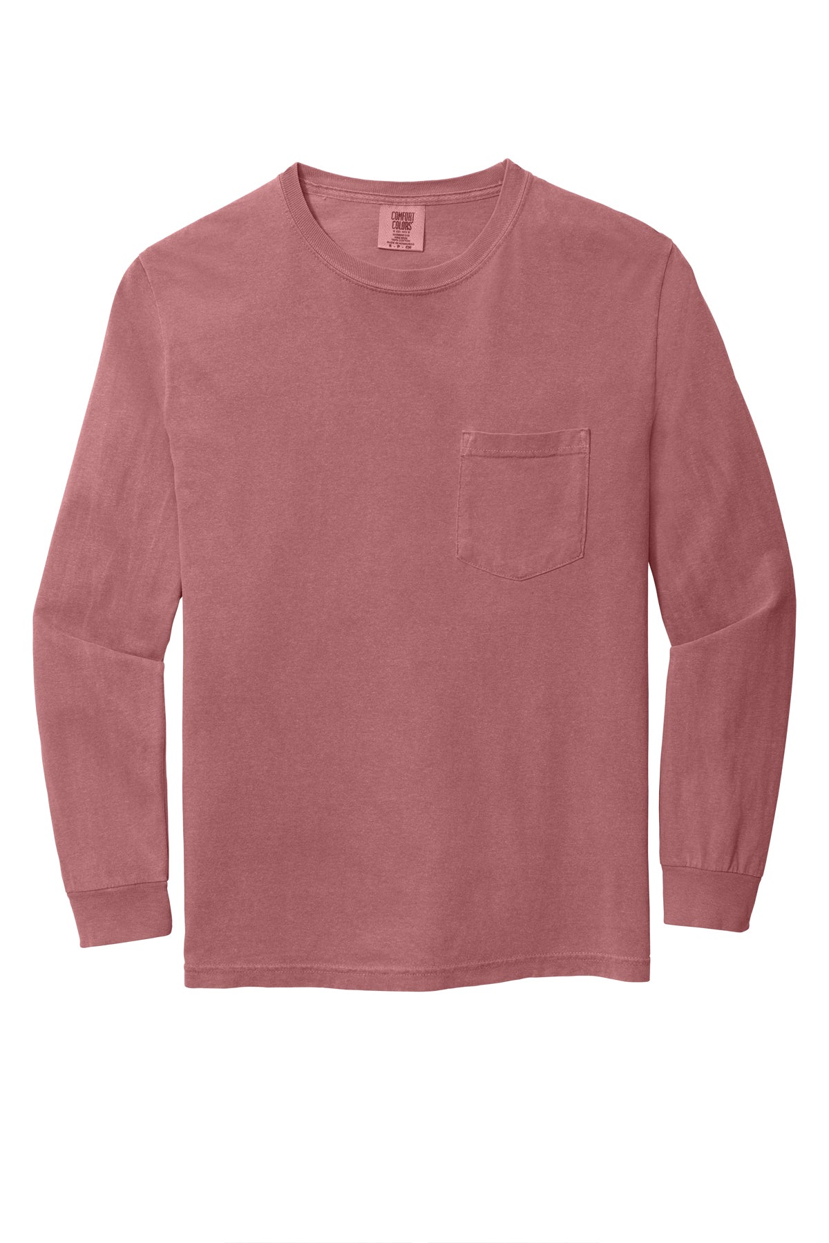 Custom Comfort Colors® Heavyweight Ring Spun Long Sleeve Pocket Tee