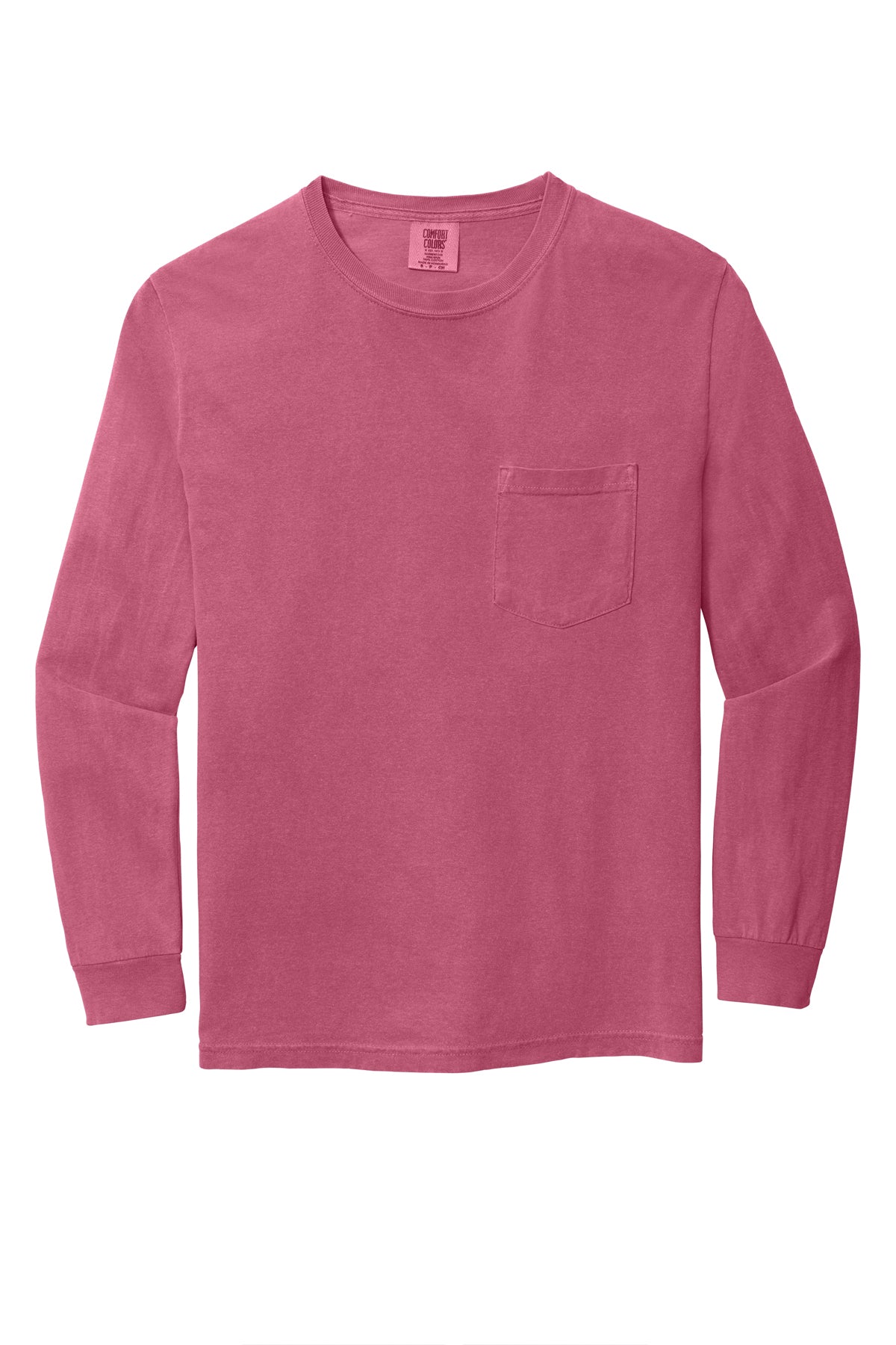 Custom Comfort Colors® Heavyweight Ring Spun Long Sleeve Pocket Tee