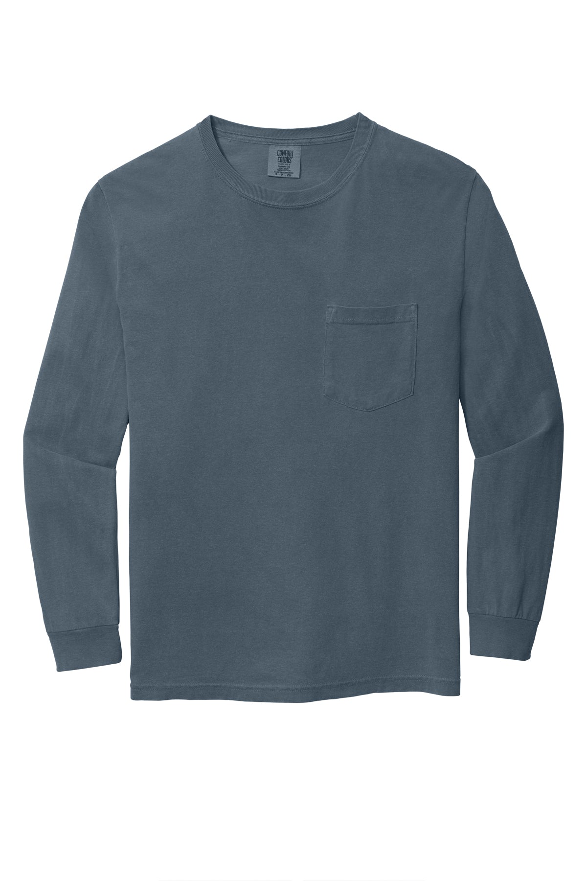 Custom Comfort Colors® Heavyweight Ring Spun Long Sleeve Pocket Tee