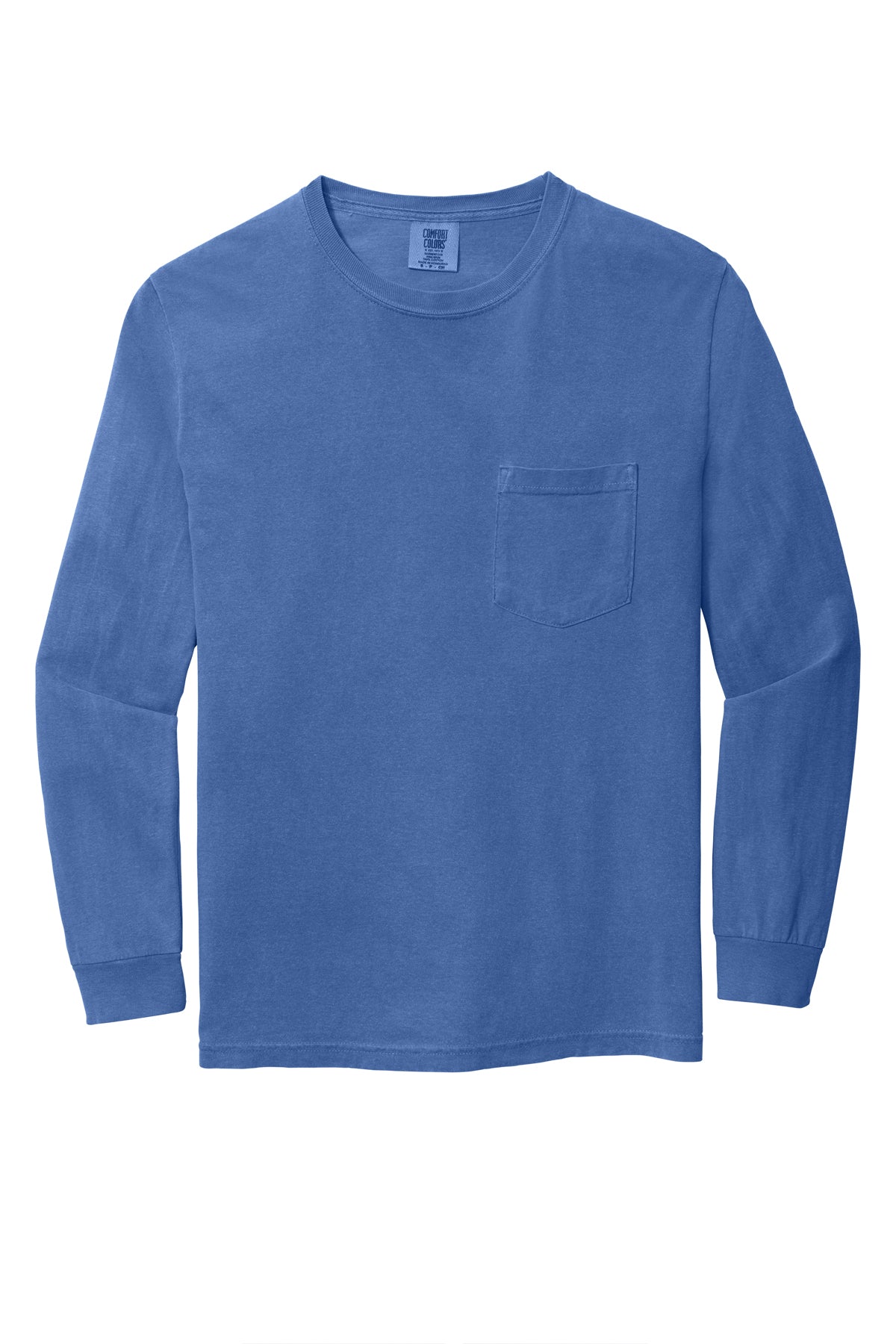 Custom Comfort Colors® Heavyweight Ring Spun Long Sleeve Pocket Tee