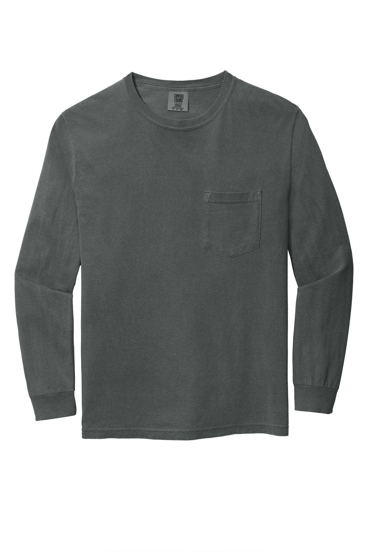 Custom Comfort Colors® Heavyweight Ring Spun Long Sleeve Pocket Tee