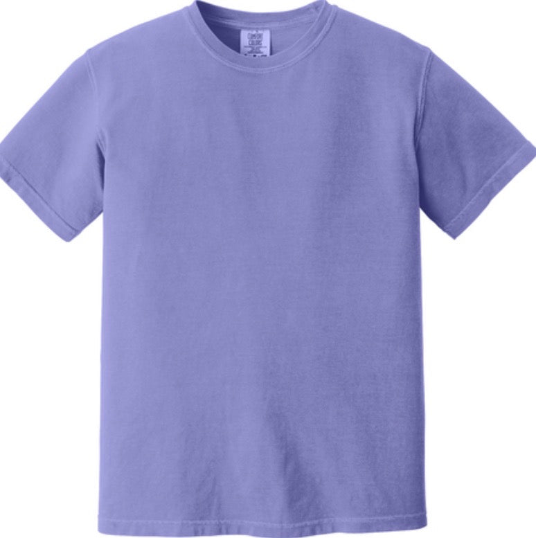 Custom Comfort Colors Tee | Heavyweight Ring Spun | No Pocket