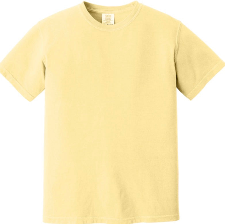 Custom Comfort Colors Tee | Heavyweight Ring Spun | No Pocket