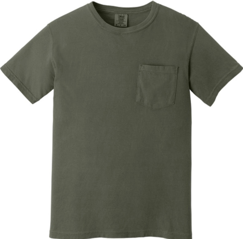 Custom Comfort Colors Pocket Tee | Heavyweight Ring Spun