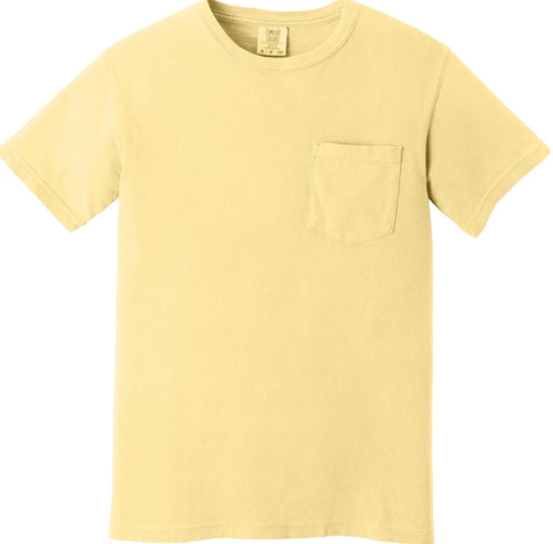 Custom Comfort Colors Pocket Tee | Heavyweight Ring Spun