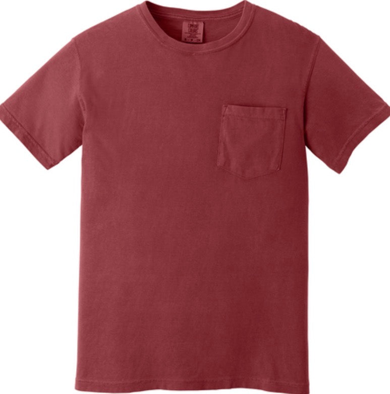 Custom Comfort Colors Pocket Tee | Heavyweight Ring Spun