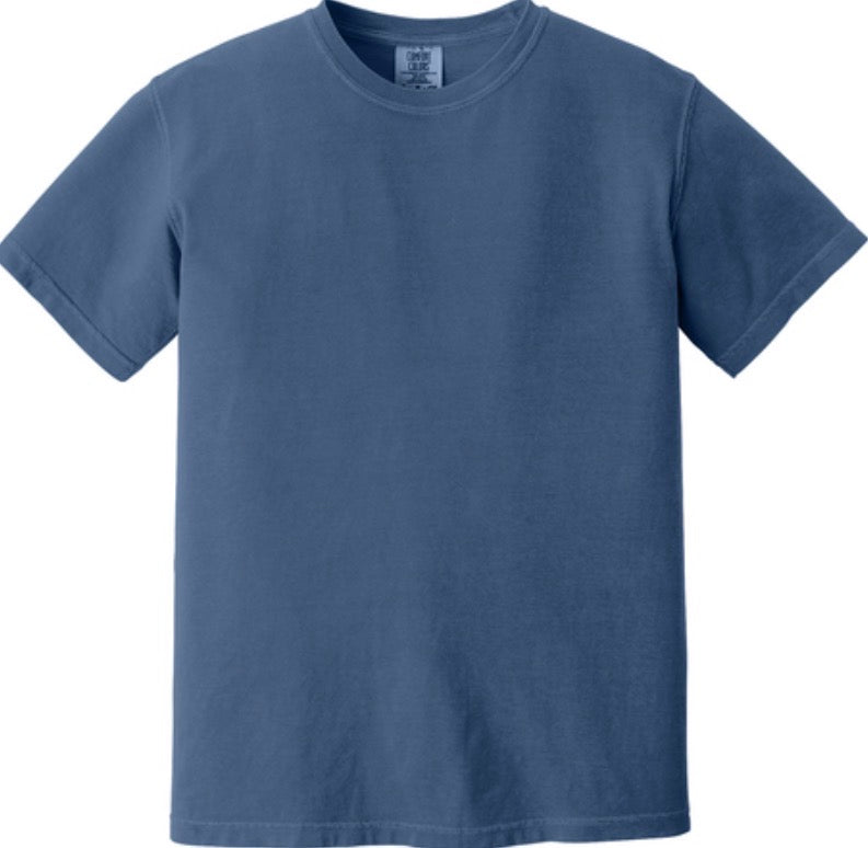Custom Comfort Colors Tee | Heavyweight Ring Spun | No Pocket
