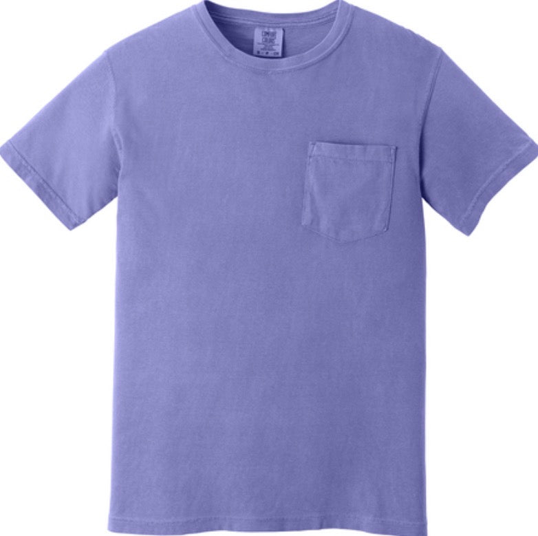 Custom Comfort Colors Pocket Tee | Heavyweight Ring Spun