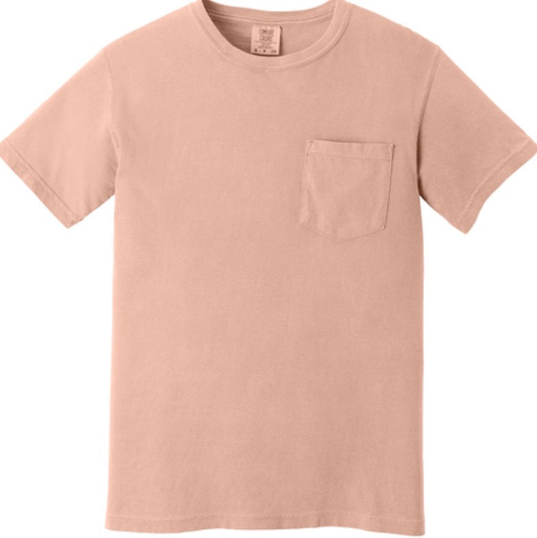 Custom Comfort Colors Pocket Tee | Heavyweight Ring Spun