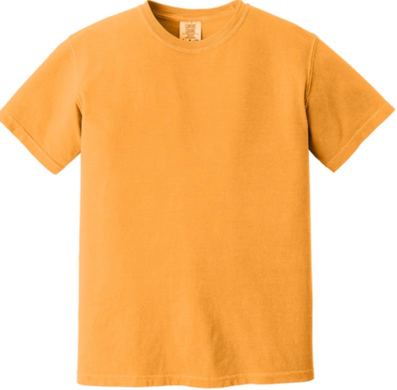 Custom Comfort Colors Tee | Heavyweight Ring Spun | No Pocket