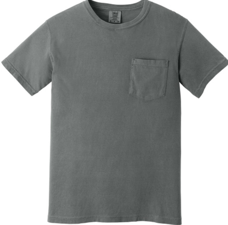Custom Comfort Colors Pocket Tee | Heavyweight Ring Spun