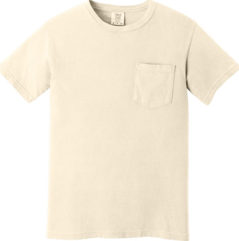 Custom Comfort Colors Pocket Tee | Heavyweight Ring Spun