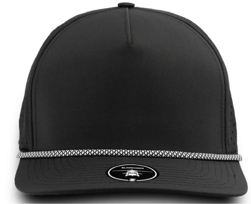 Black – White Chainlink Rope hat
