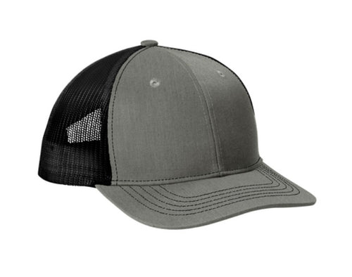 Heather Grey / Black hat