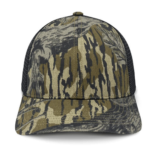 Mossy Oak Treestand & Black Slate hat