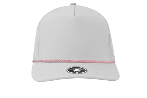 Off White- Pink Chainlink Rope hat
