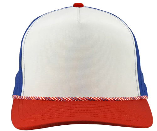 Red – White – Blue American Flag Rope hat