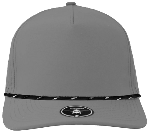 Grey – Black Twisted Rope hat