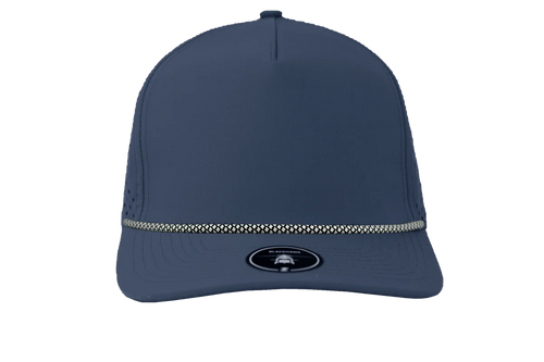 Light Navy – Black/White Chainlink Rope hat