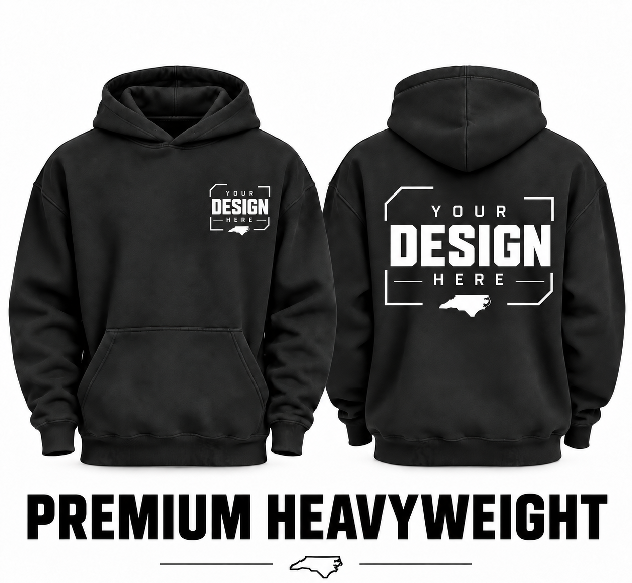 PREMIUM Heavyweight Hooded Sweatshirt | IND5000