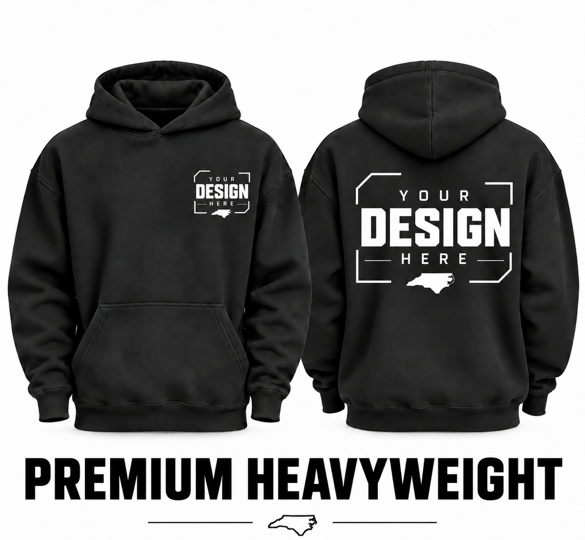 PREMIUM Heavyweight Hooded Sweatshirt | IND5000