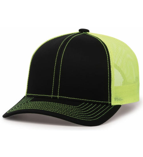 Black / Neon Yellow / Black hat