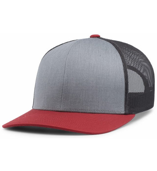 Heather Grey / Lt Charcoal/ Varsity hat