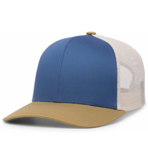 Ocean Blue / Beige / Amber hat