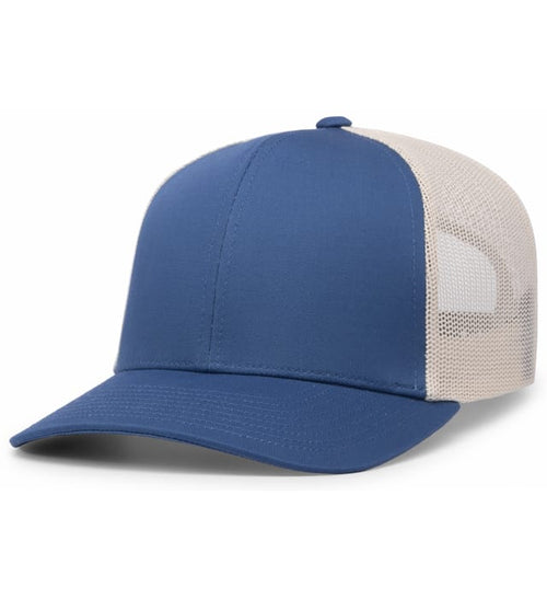 Ocean Blue / Beige hat