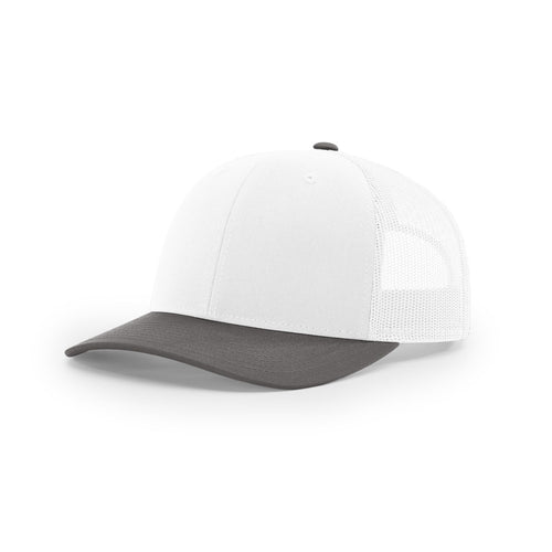 White / Charcoal hat