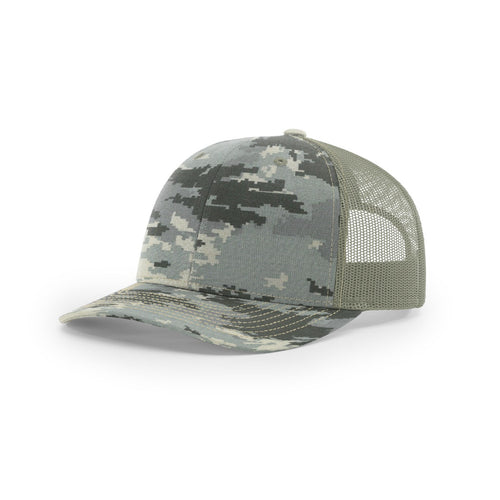 Digital Camo / Light Green hat