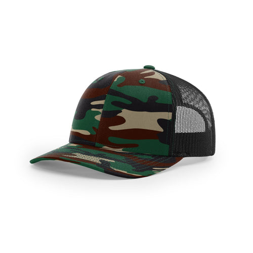 Green Camo / Black hat