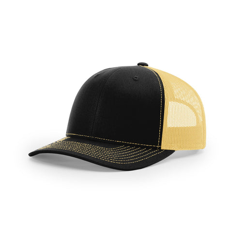 Black / Vegas Gold hat