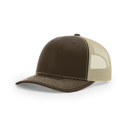 Brown/Dark Khaki hat